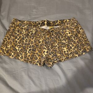 Leopard Print Women's Shorts